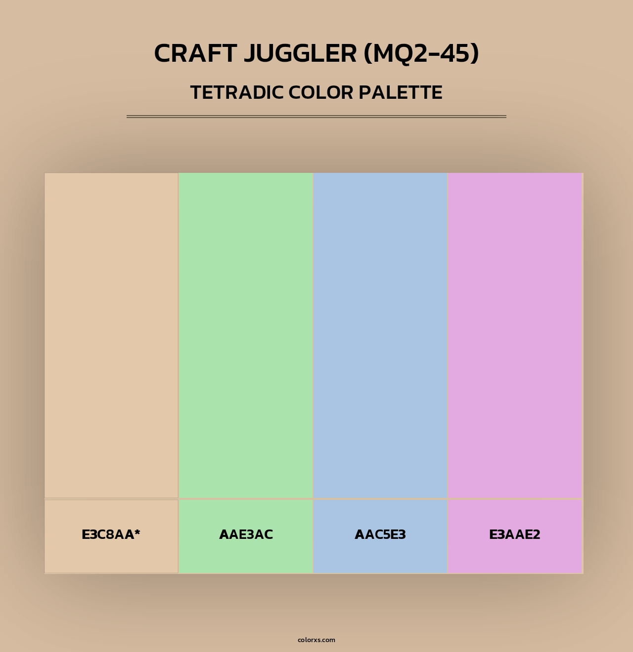 Craft Juggler (MQ2-45) - Tetradic Color Palette
