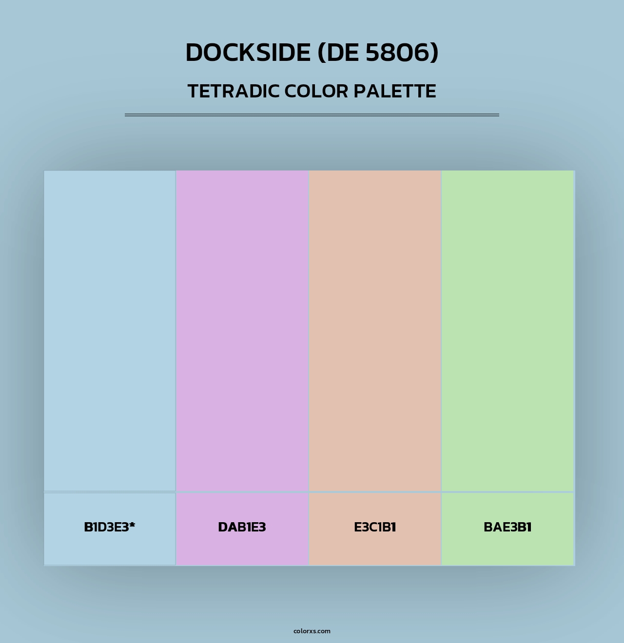 Dockside (DE 5806) - Tetradic Color Palette