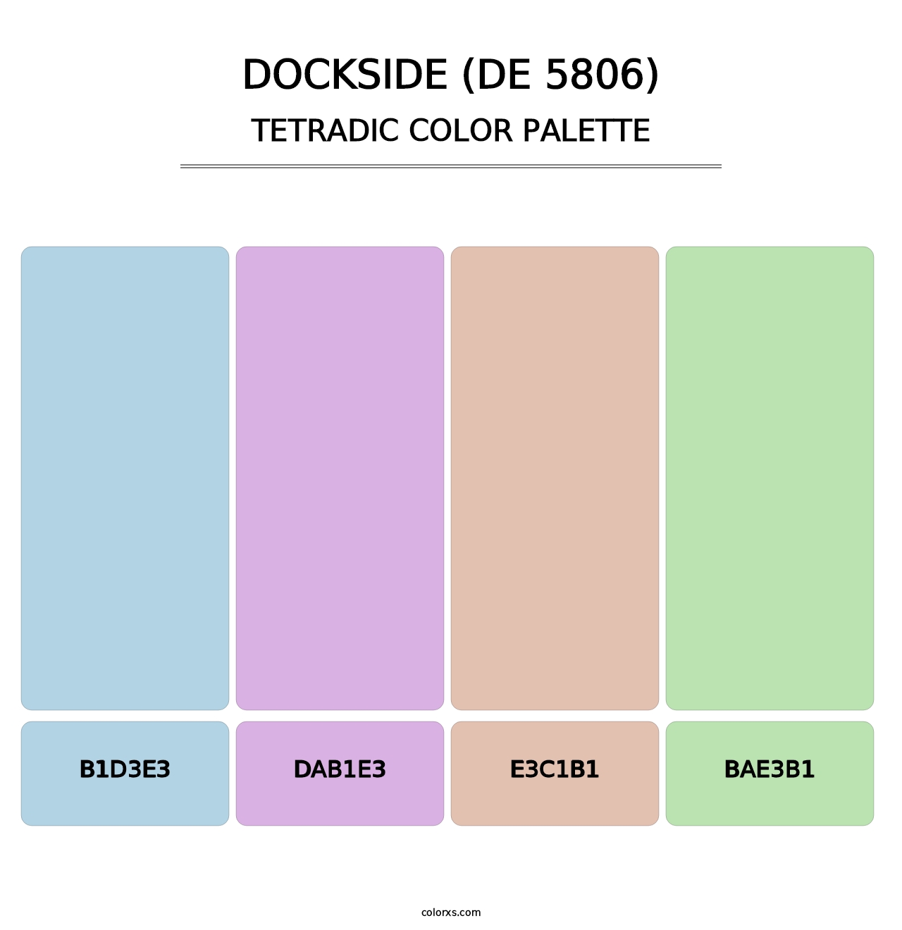 Dockside (DE 5806) - Tetradic Color Palette
