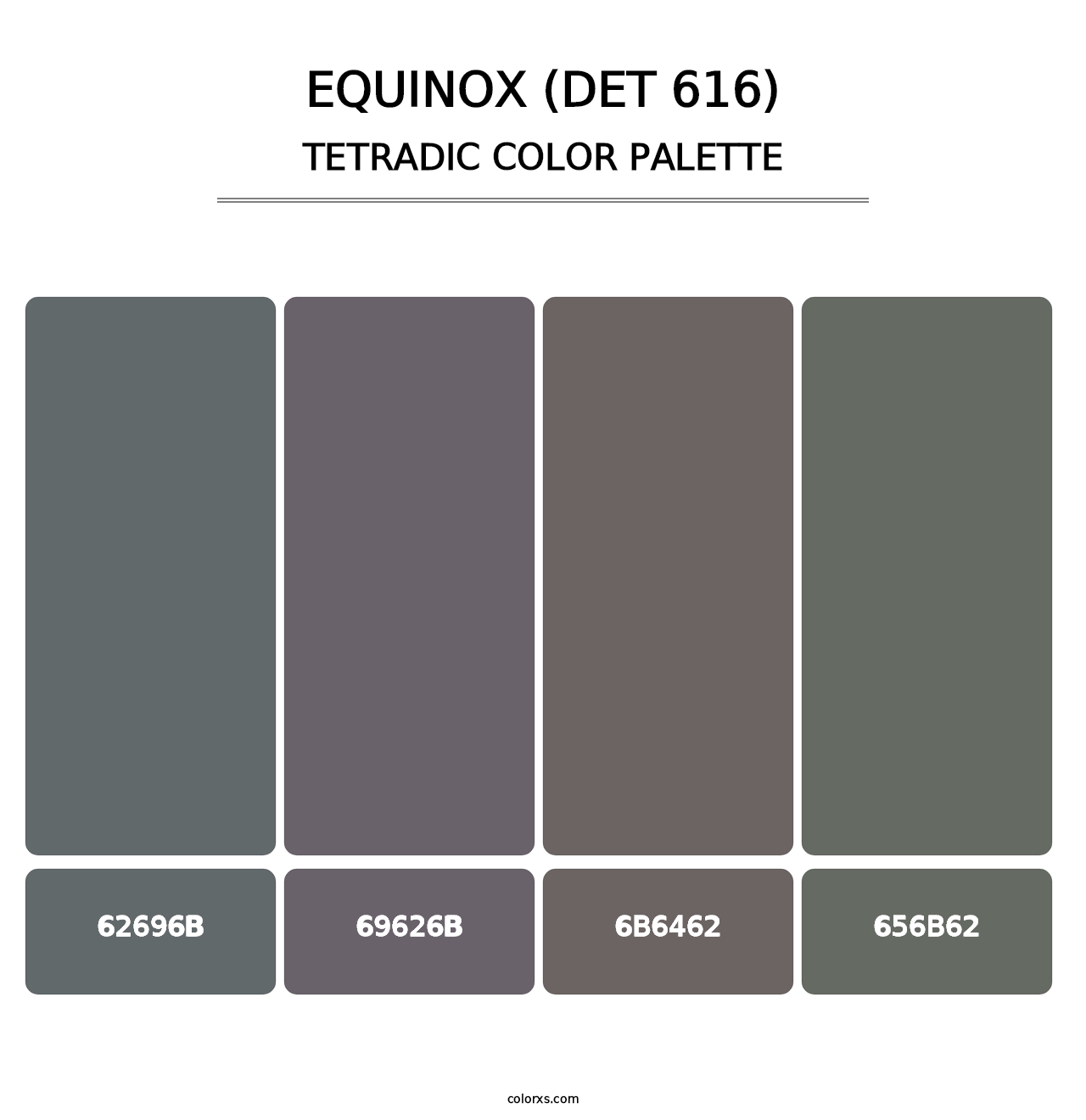 Equinox (DET 616) - Tetradic Color Palette