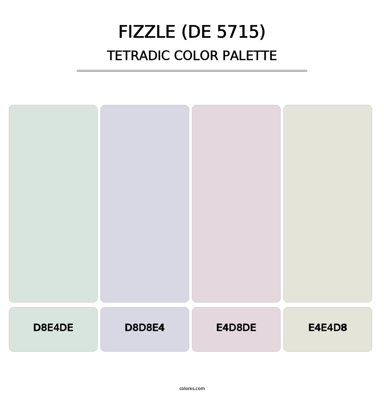 Fizzle (DE 5715) - Tetradic Color Palette