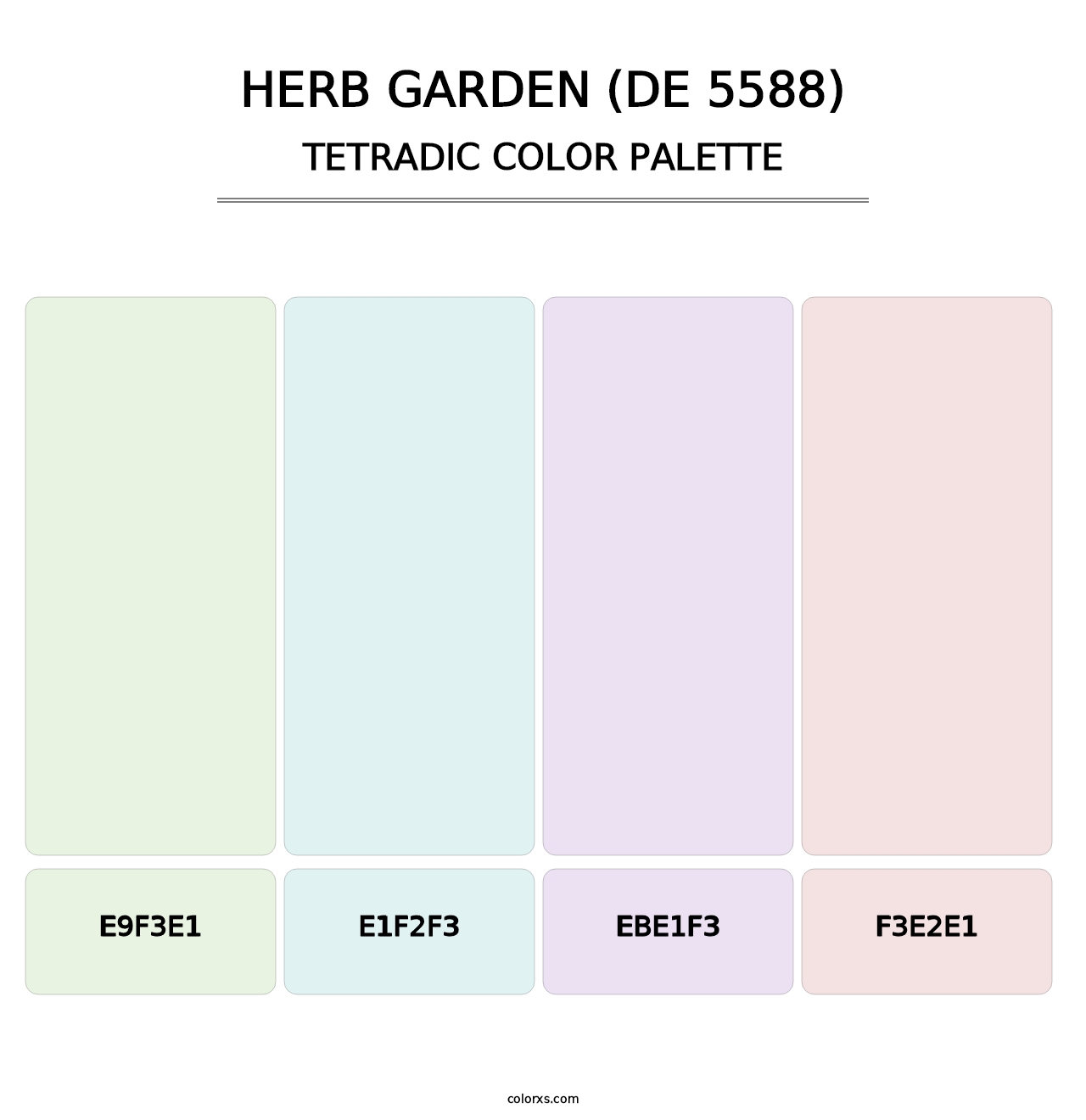 Herb Garden (DE 5588) - Tetradic Color Palette