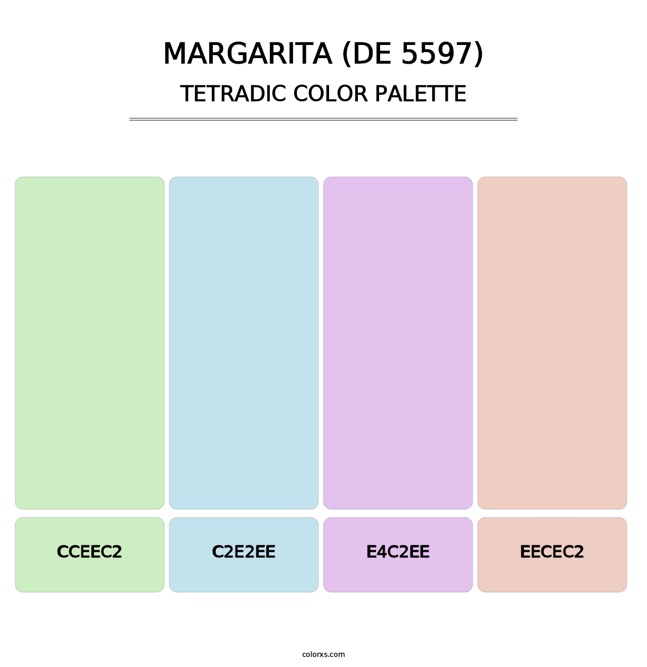 Margarita (DE 5597) - Tetradic Color Palette