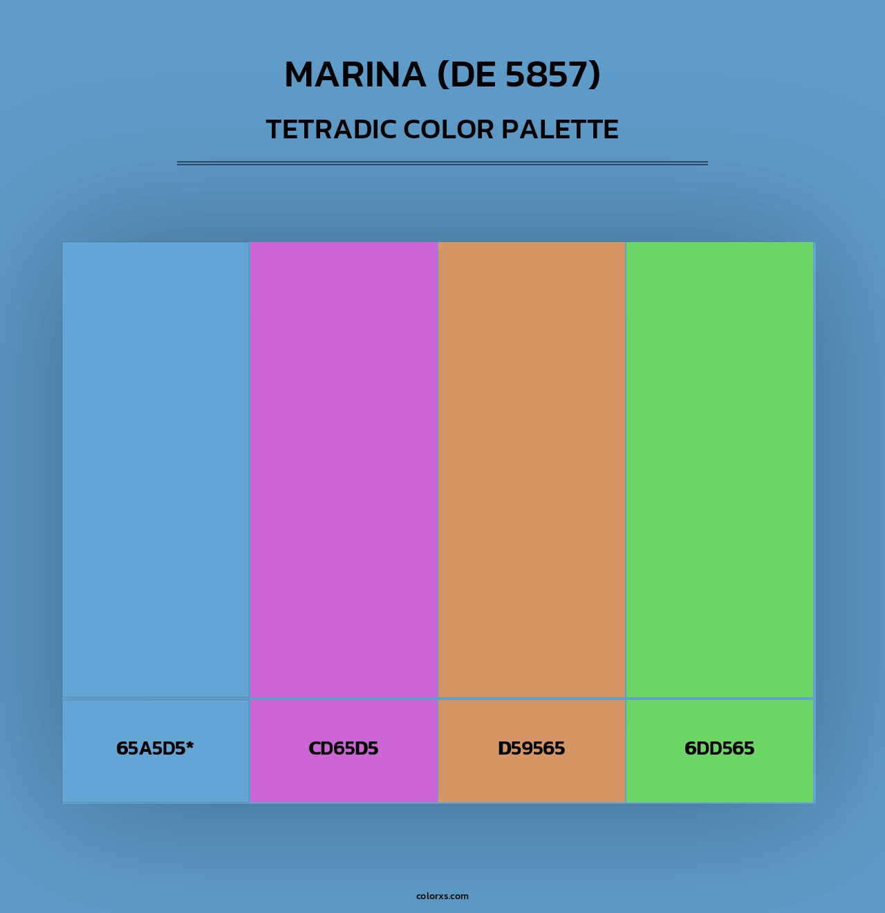 Marina (DE 5857) - Tetradic Color Palette