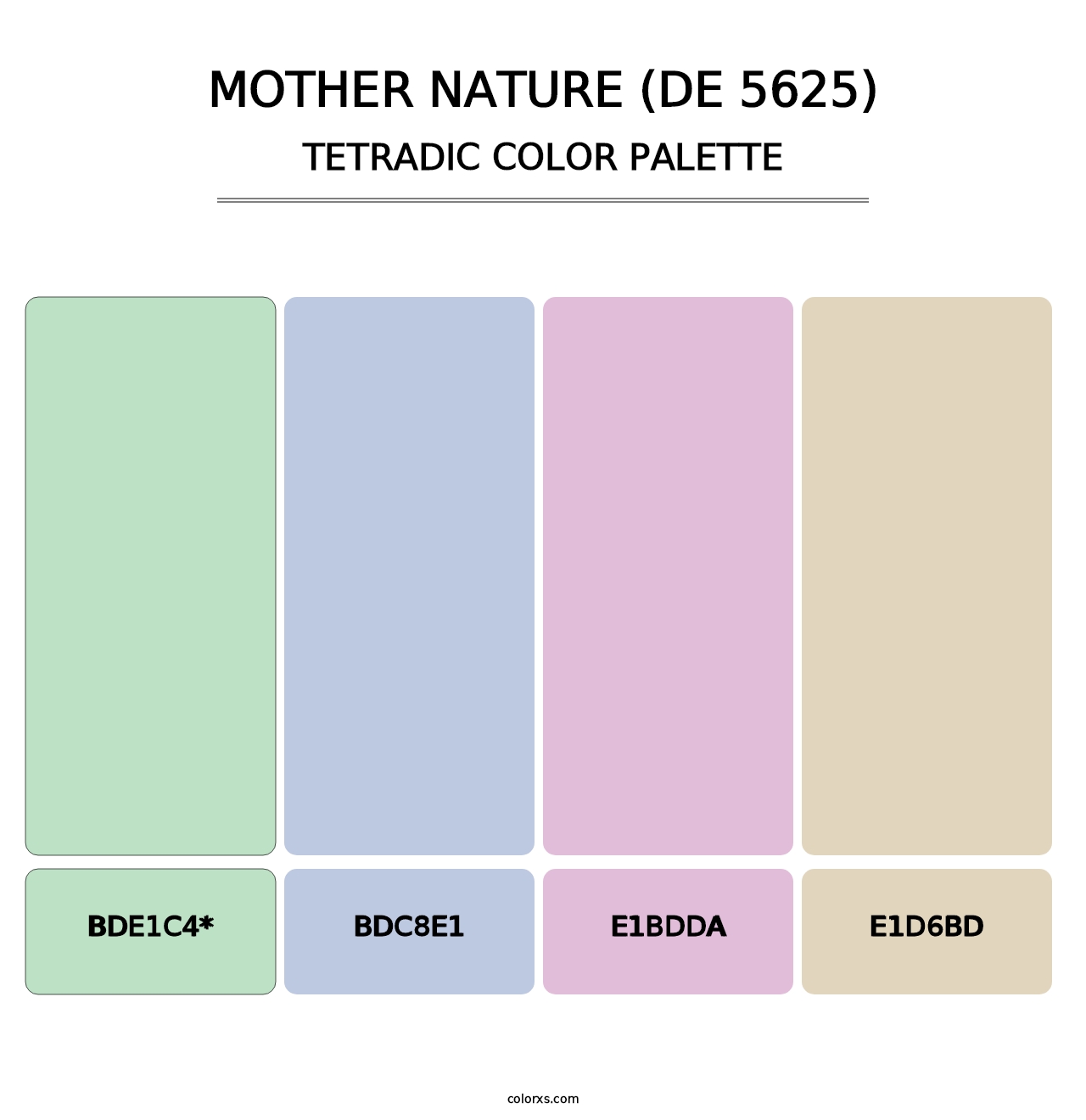 Mother Nature (DE 5625) - Tetradic Color Palette