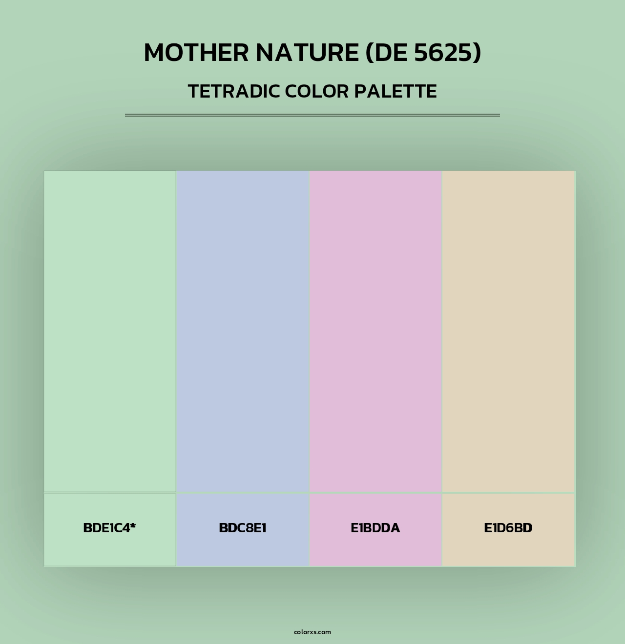 Mother Nature (DE 5625) - Tetradic Color Palette