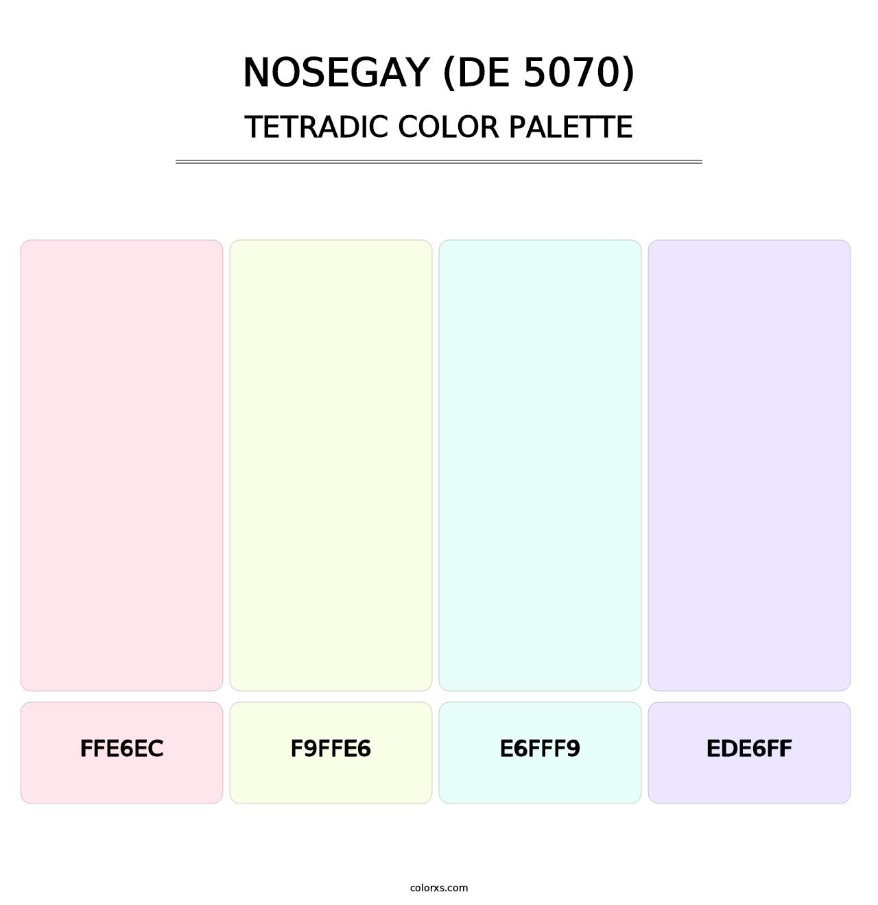 Nosegay (DE 5070) - Tetradic Color Palette