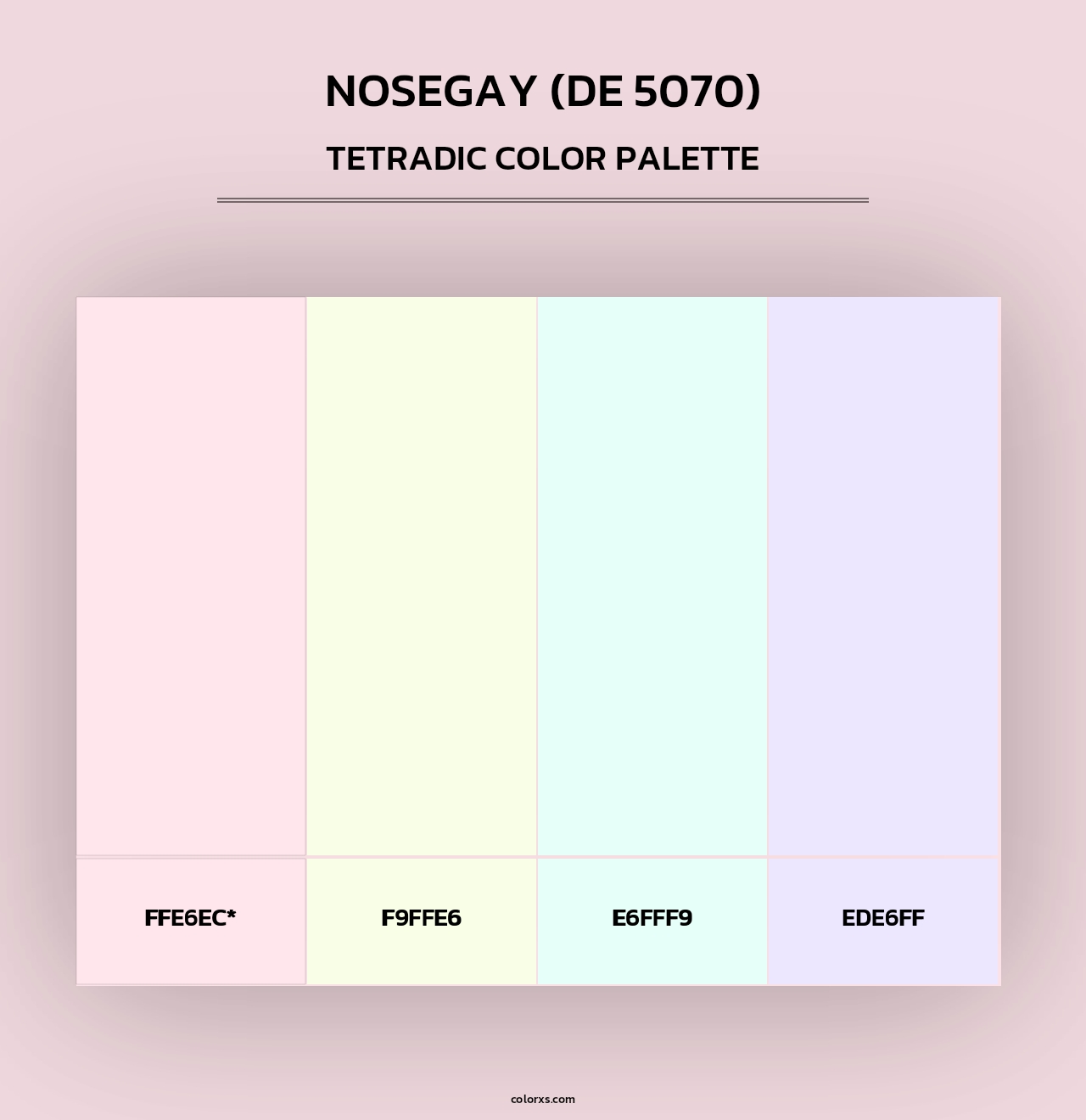 Nosegay (DE 5070) - Tetradic Color Palette