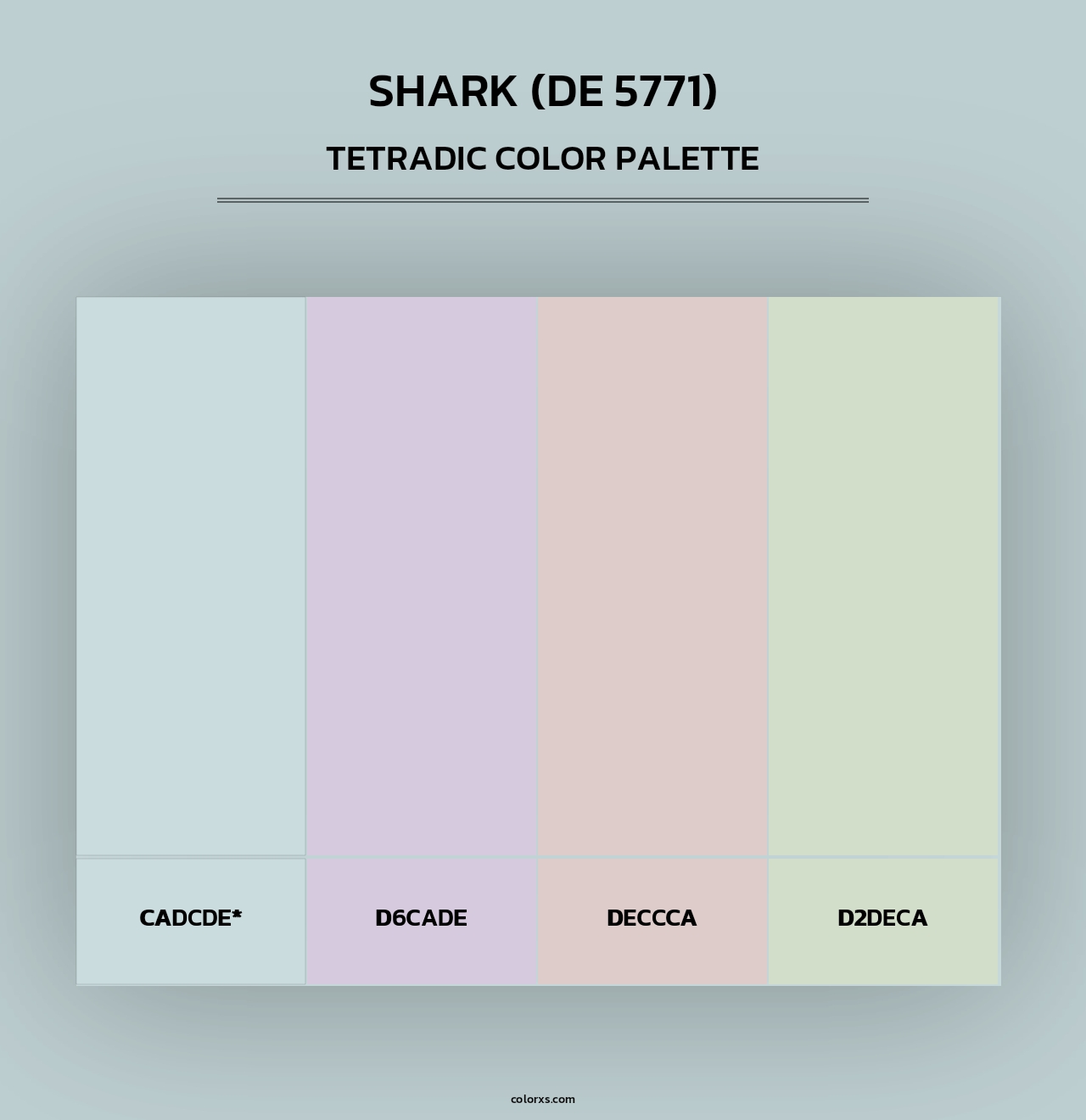 Shark (DE 5771) - Tetradic Color Palette