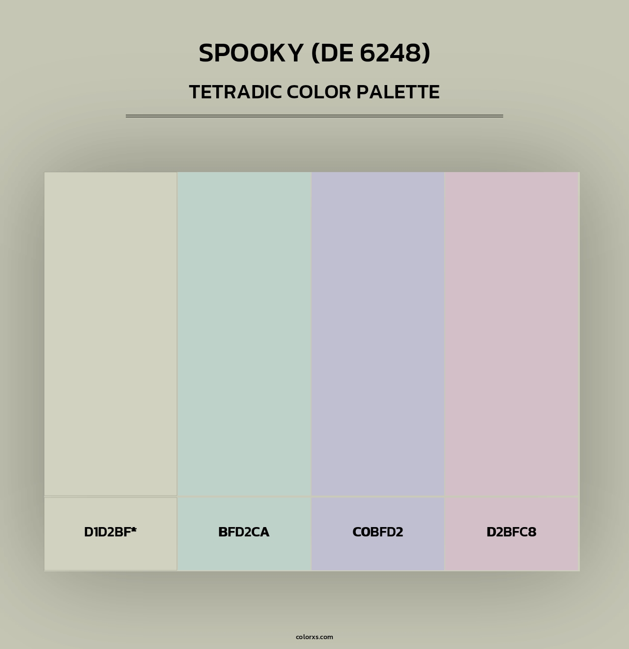 Spooky (DE 6248) - Tetradic Color Palette