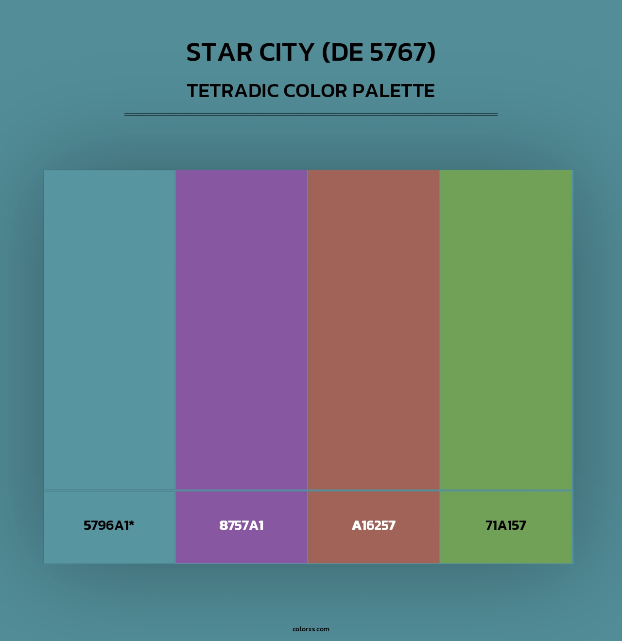 Star City (DE 5767) - Tetradic Color Palette