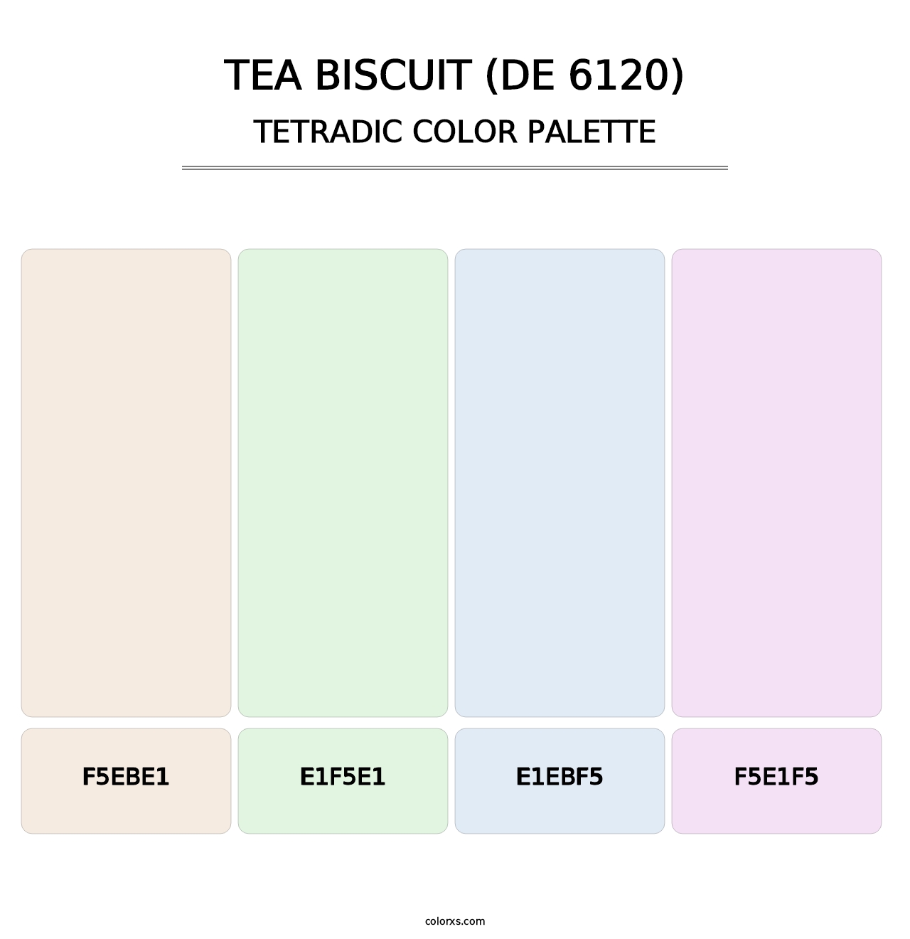 Tea Biscuit (DE 6120) - Tetradic Color Palette