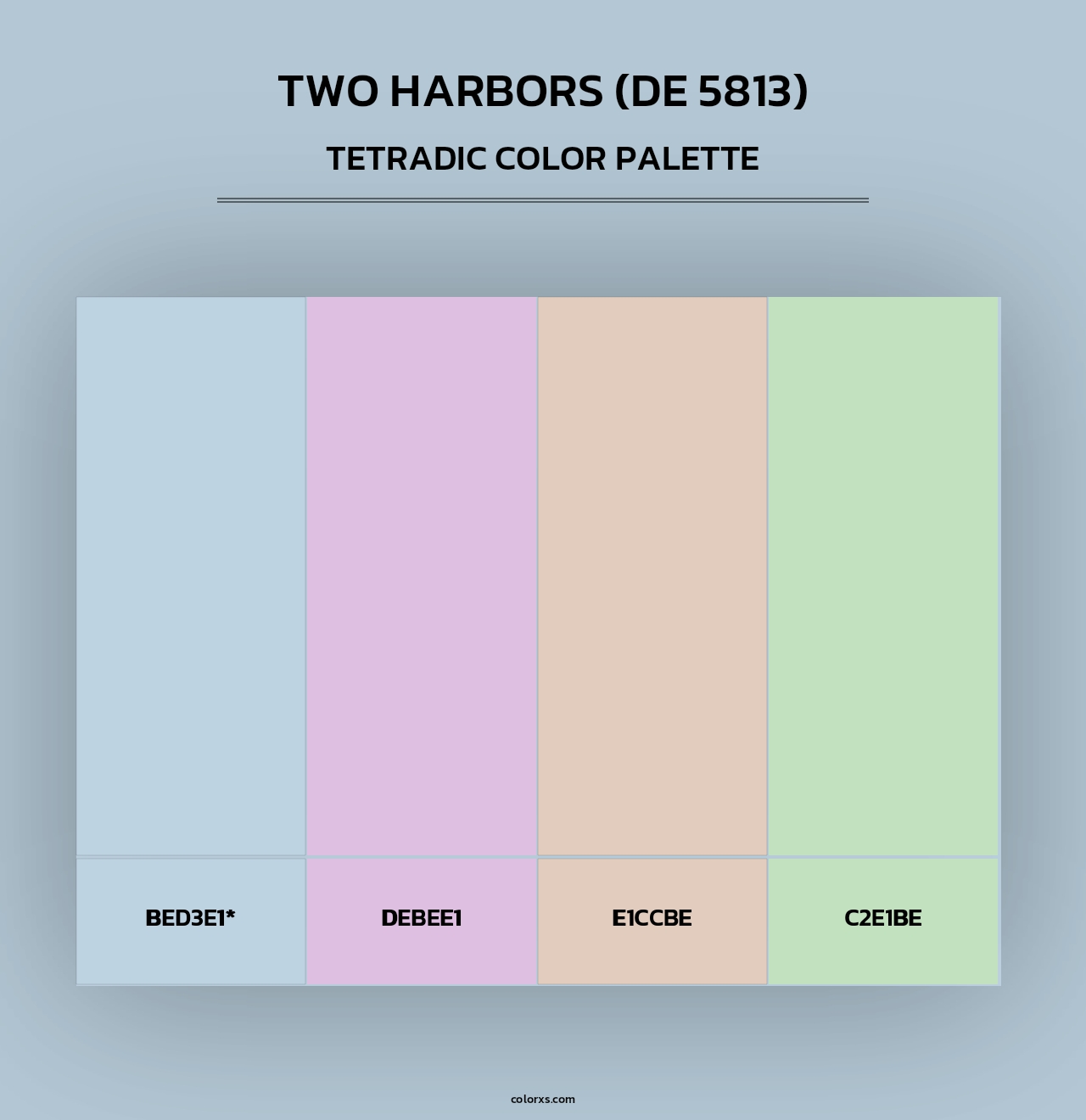 Two Harbors (DE 5813) - Tetradic Color Palette