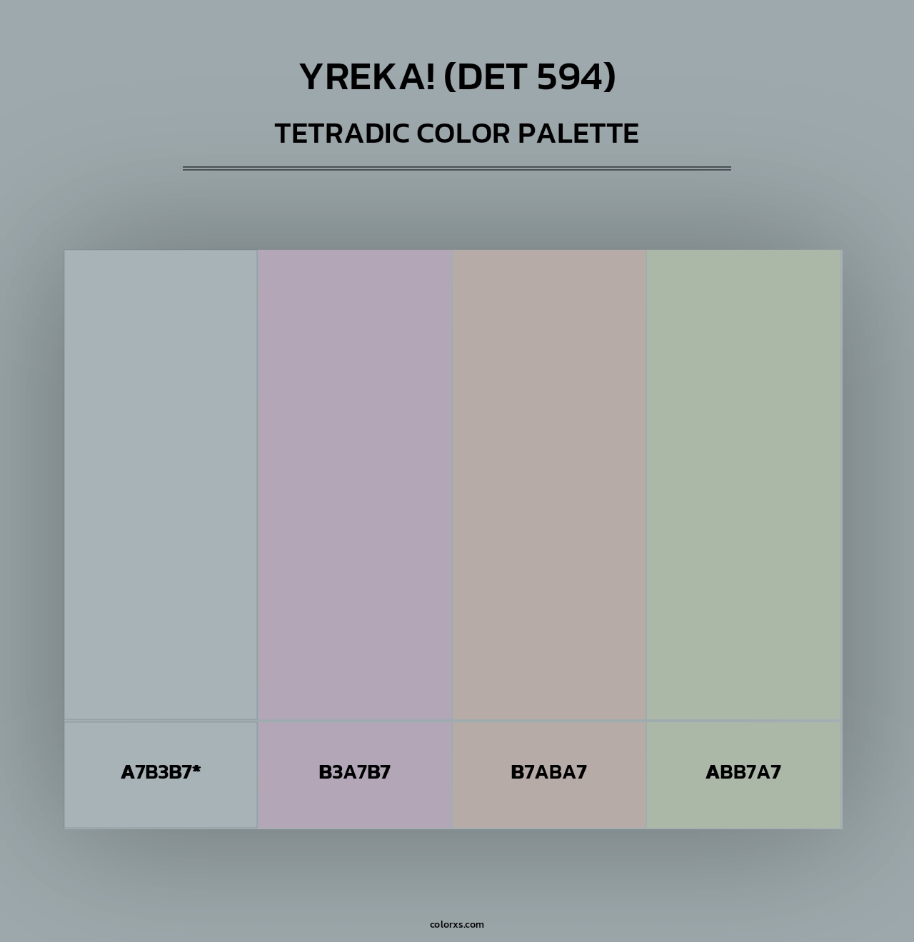 Yreka! (DET 594) - Tetradic Color Palette
