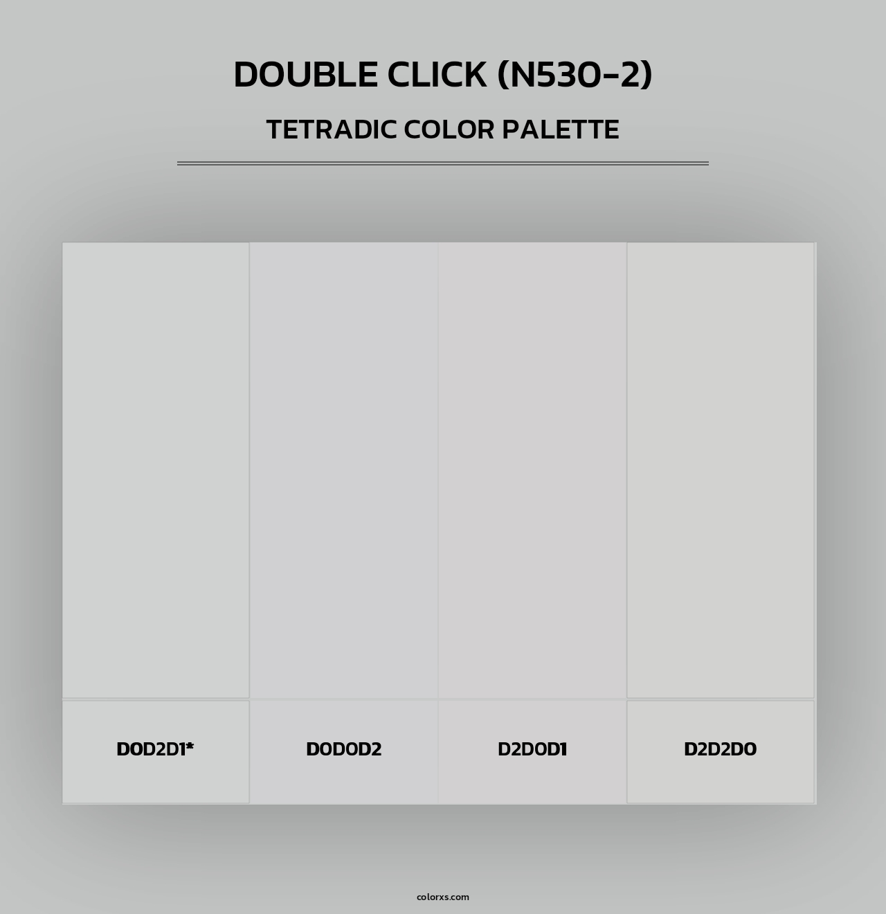 Double Click (N530-2) - Tetradic Color Palette