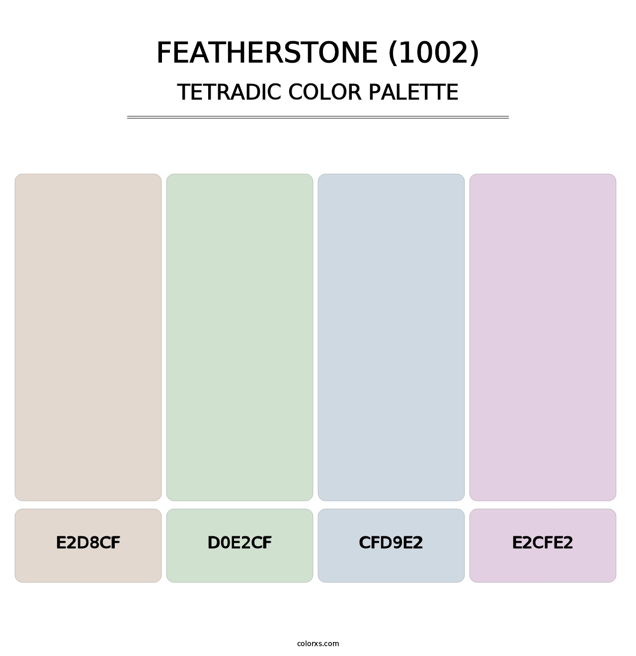 Featherstone (1002) - Tetradic Color Palette