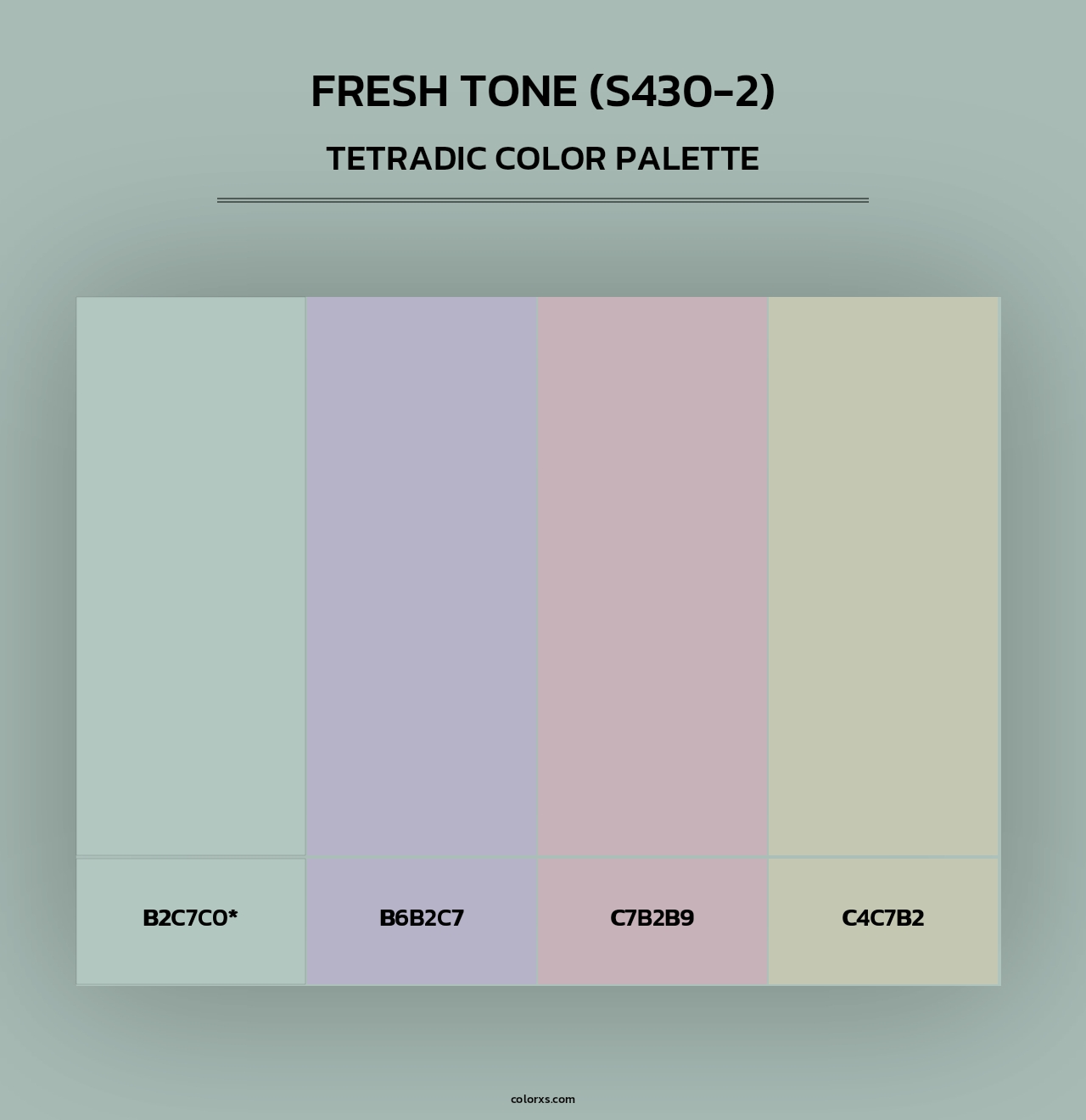 Fresh Tone (S430-2) - Tetradic Color Palette