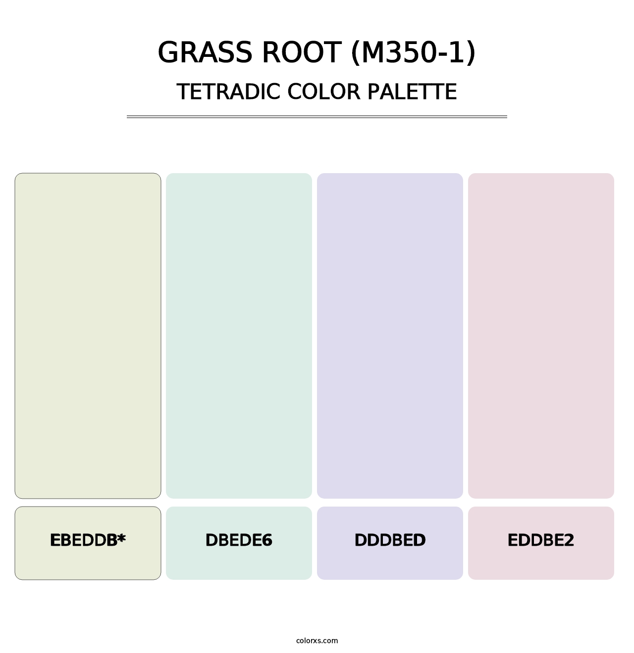 Grass Root (M350-1) - Tetradic Color Palette