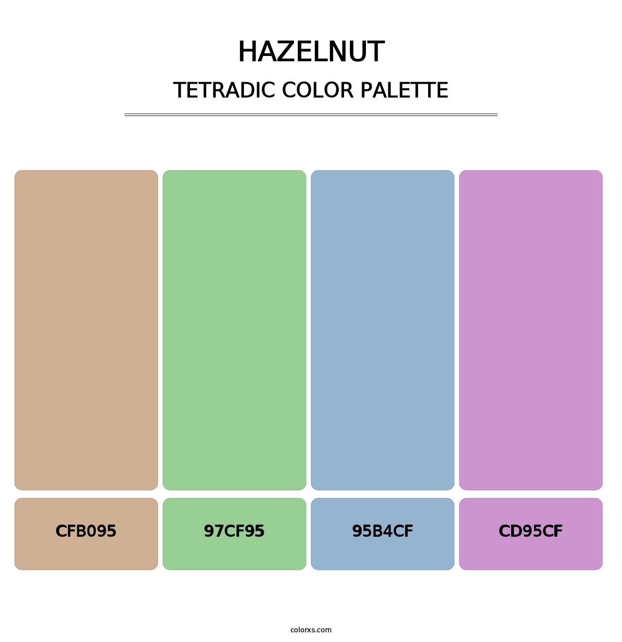 Hazelnut - Tetradic Color Palette