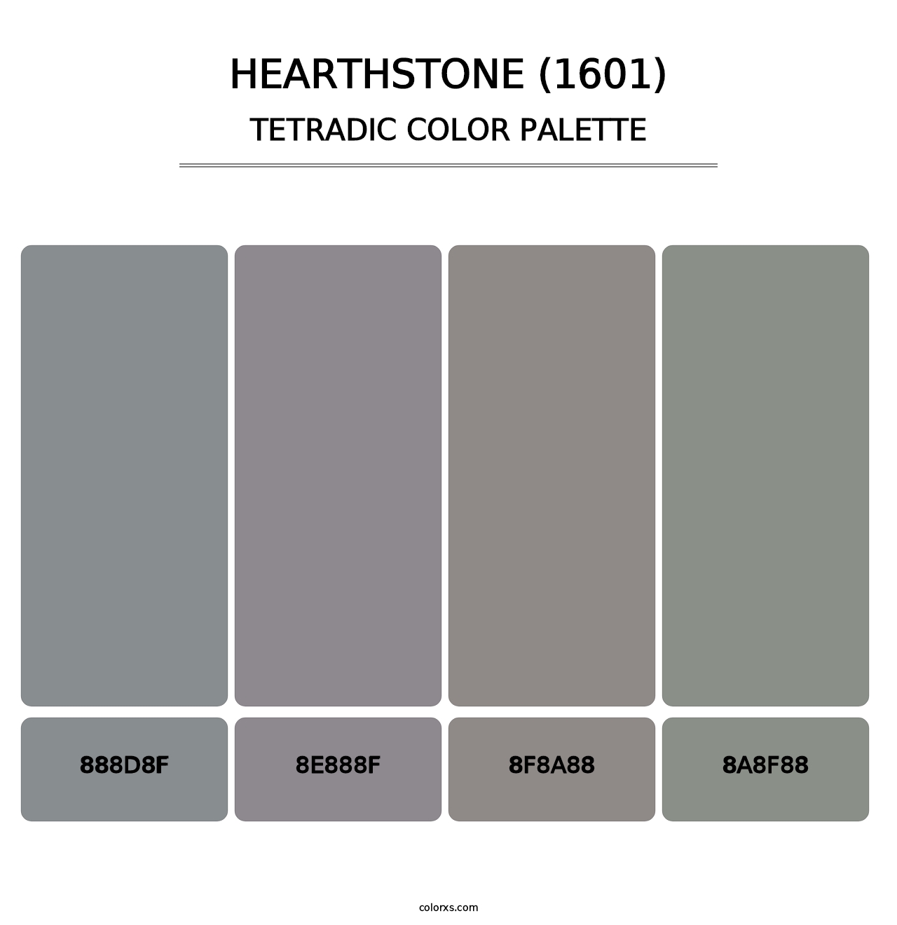 Hearthstone (1601) - Tetradic Color Palette