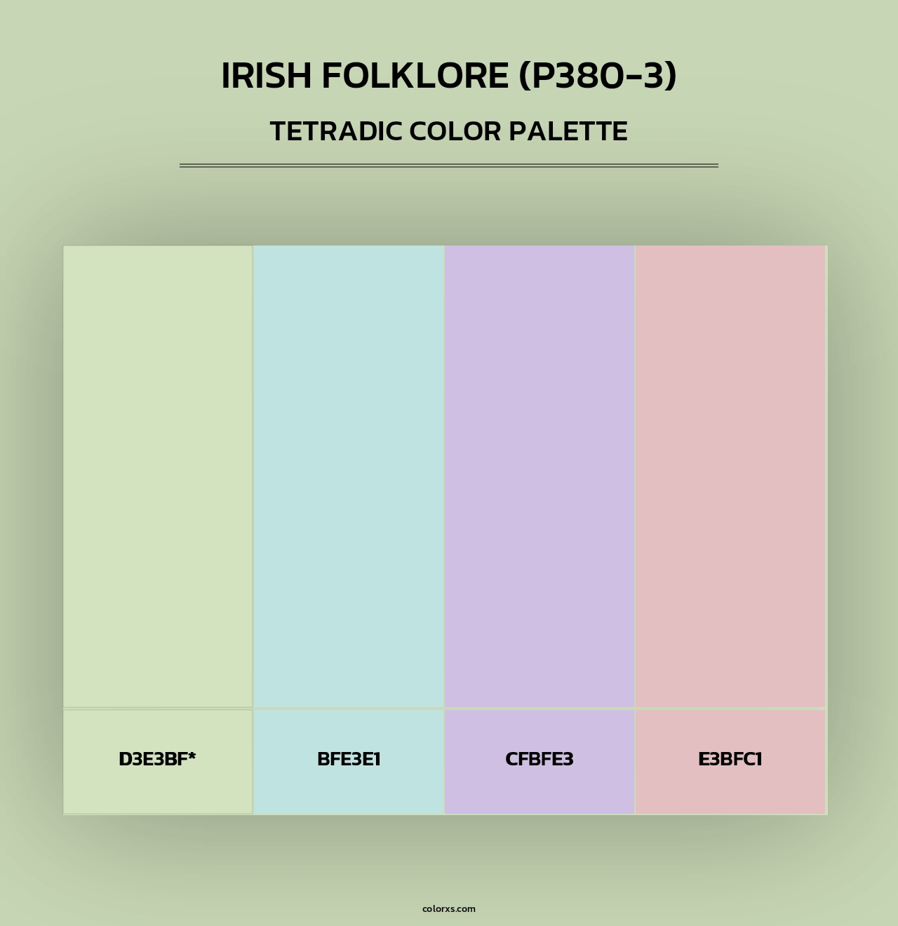 Irish Folklore (P380-3) - Tetradic Color Palette