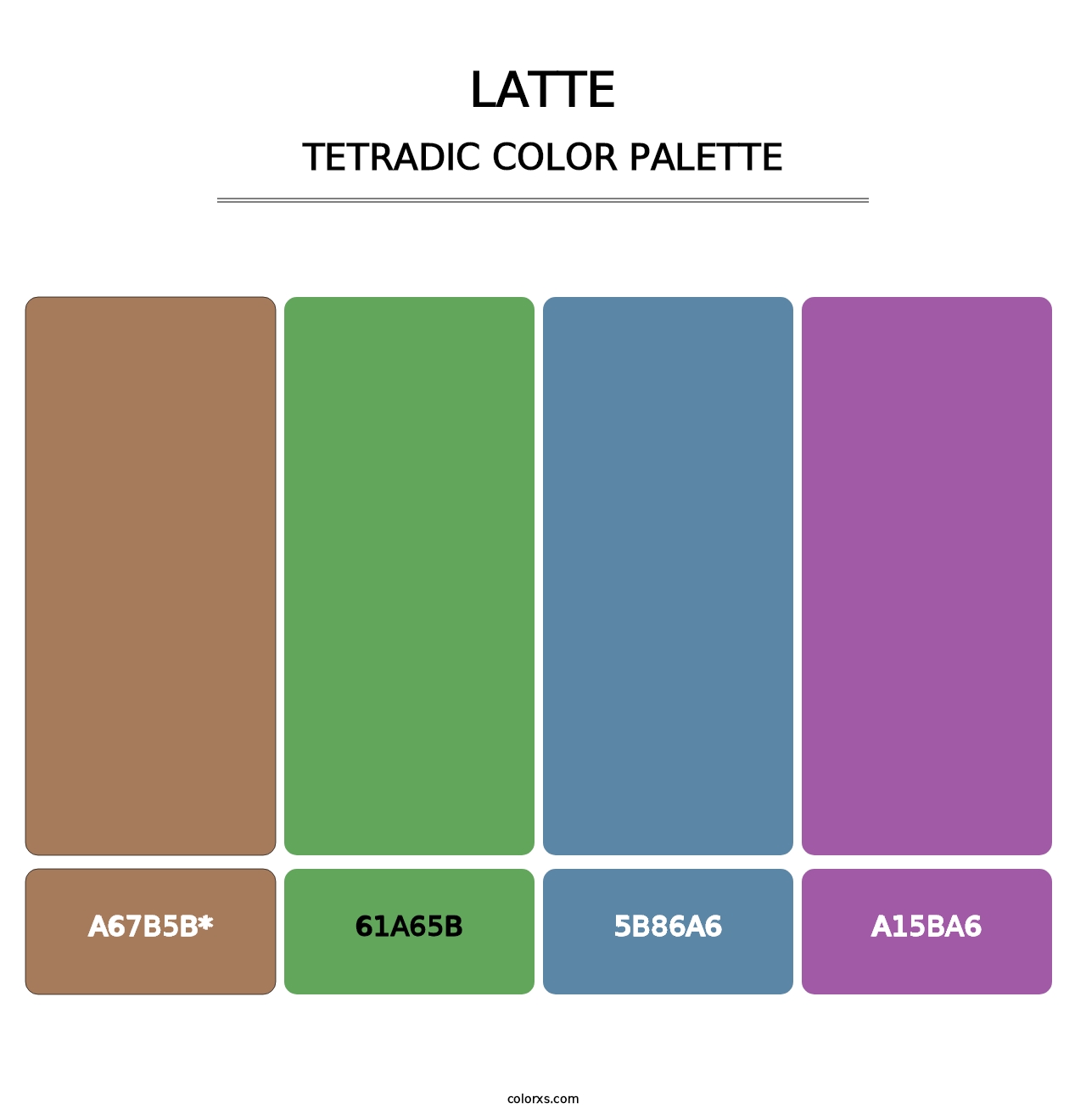 Latte - Tetradic Color Palette