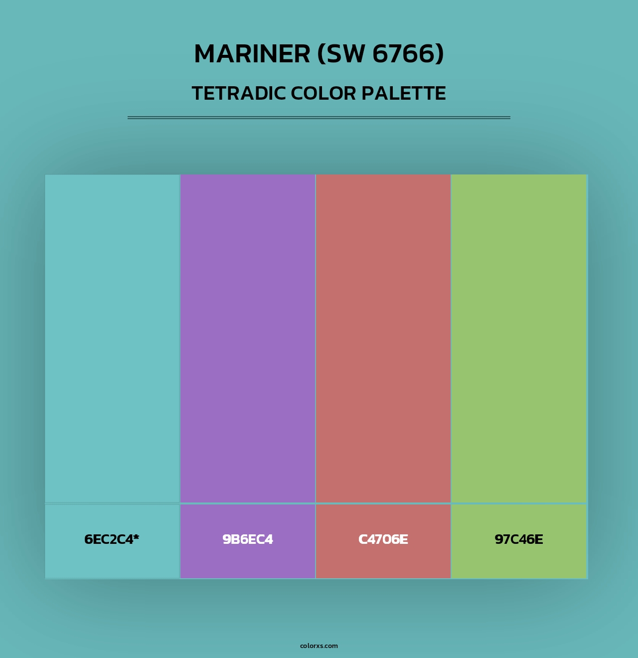 Mariner (SW 6766) - Tetradic Color Palette