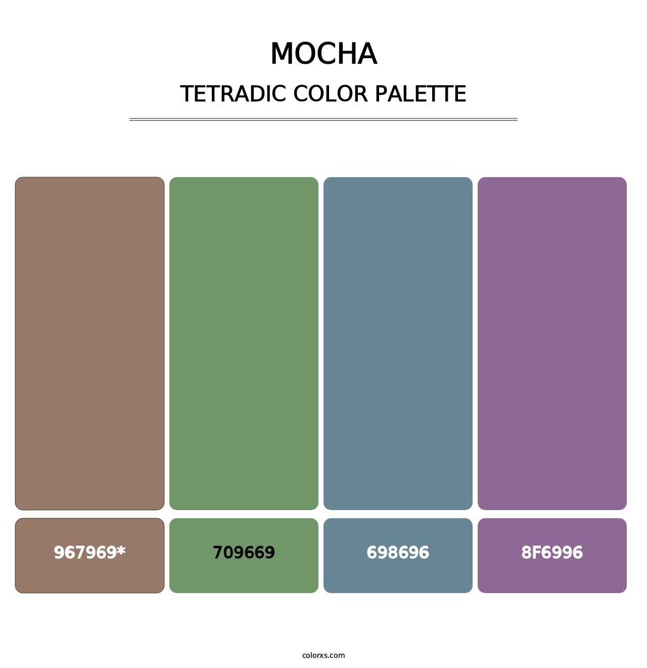 Mocha - Tetradic Color Palette