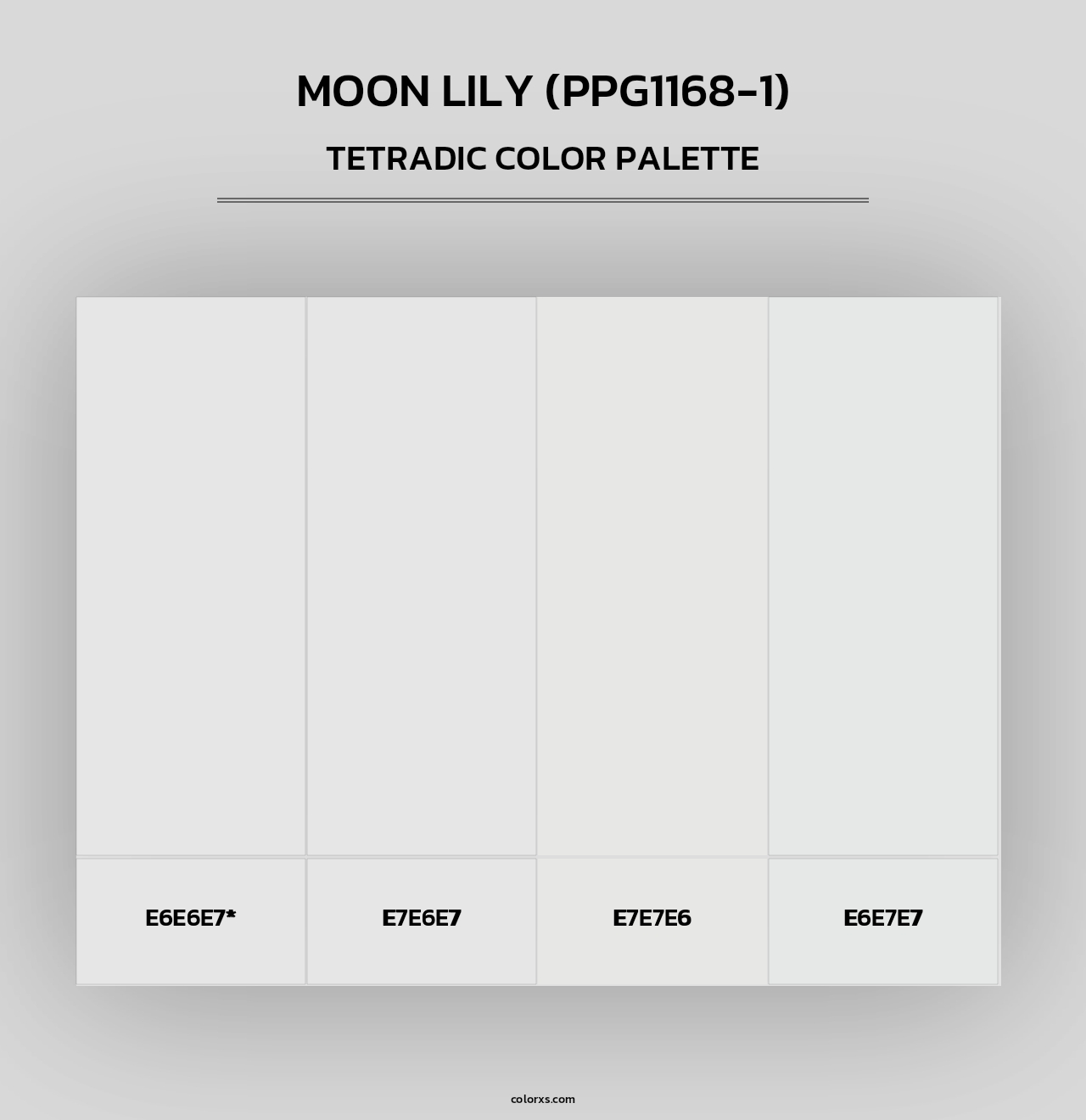 Moon Lily (PPG1168-1) - Tetradic Color Palette