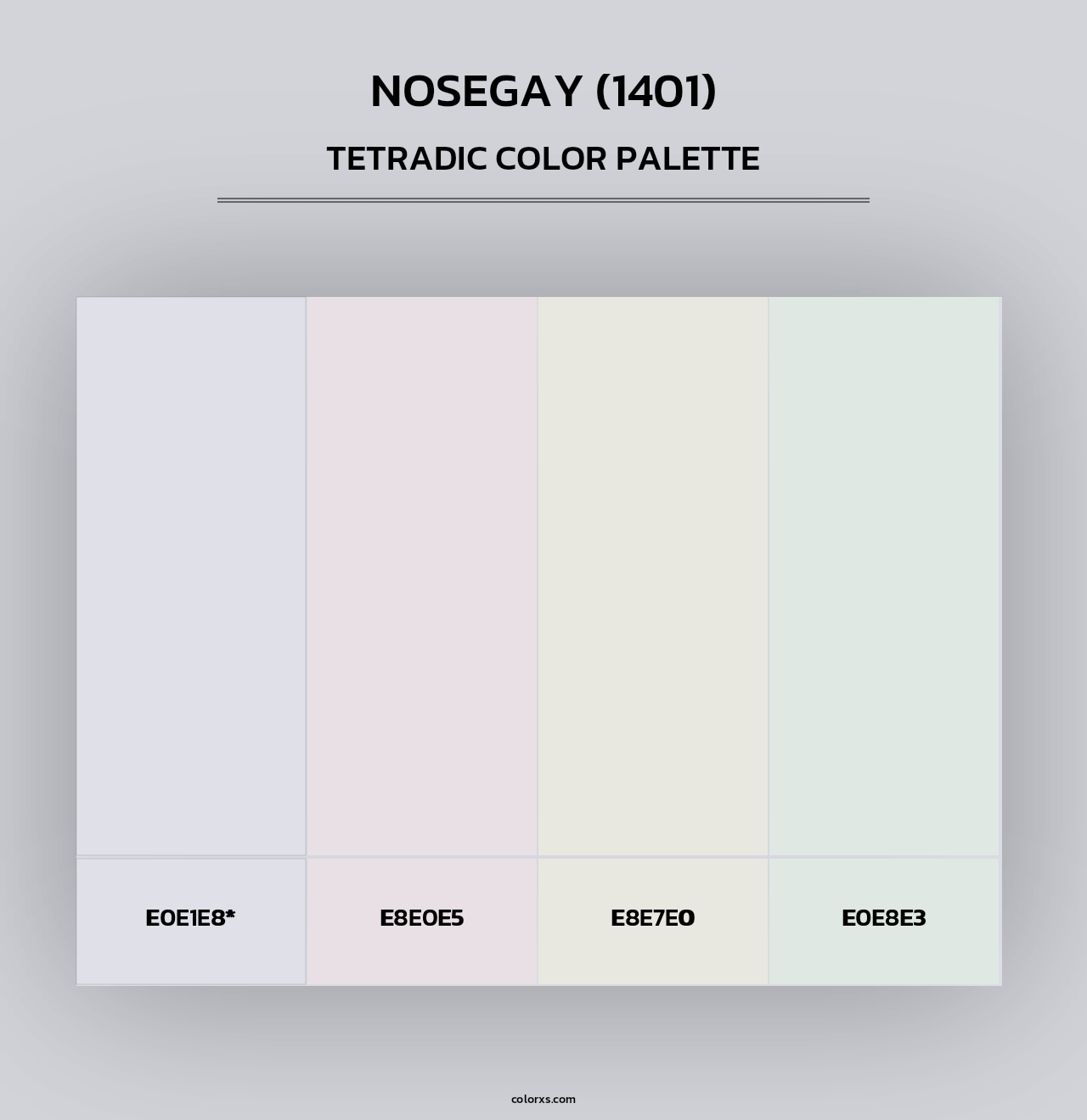 Nosegay (1401) - Tetradic Color Palette