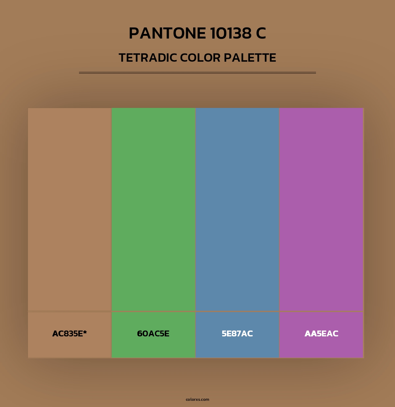 PANTONE 10138 C - Tetradic Color Palette