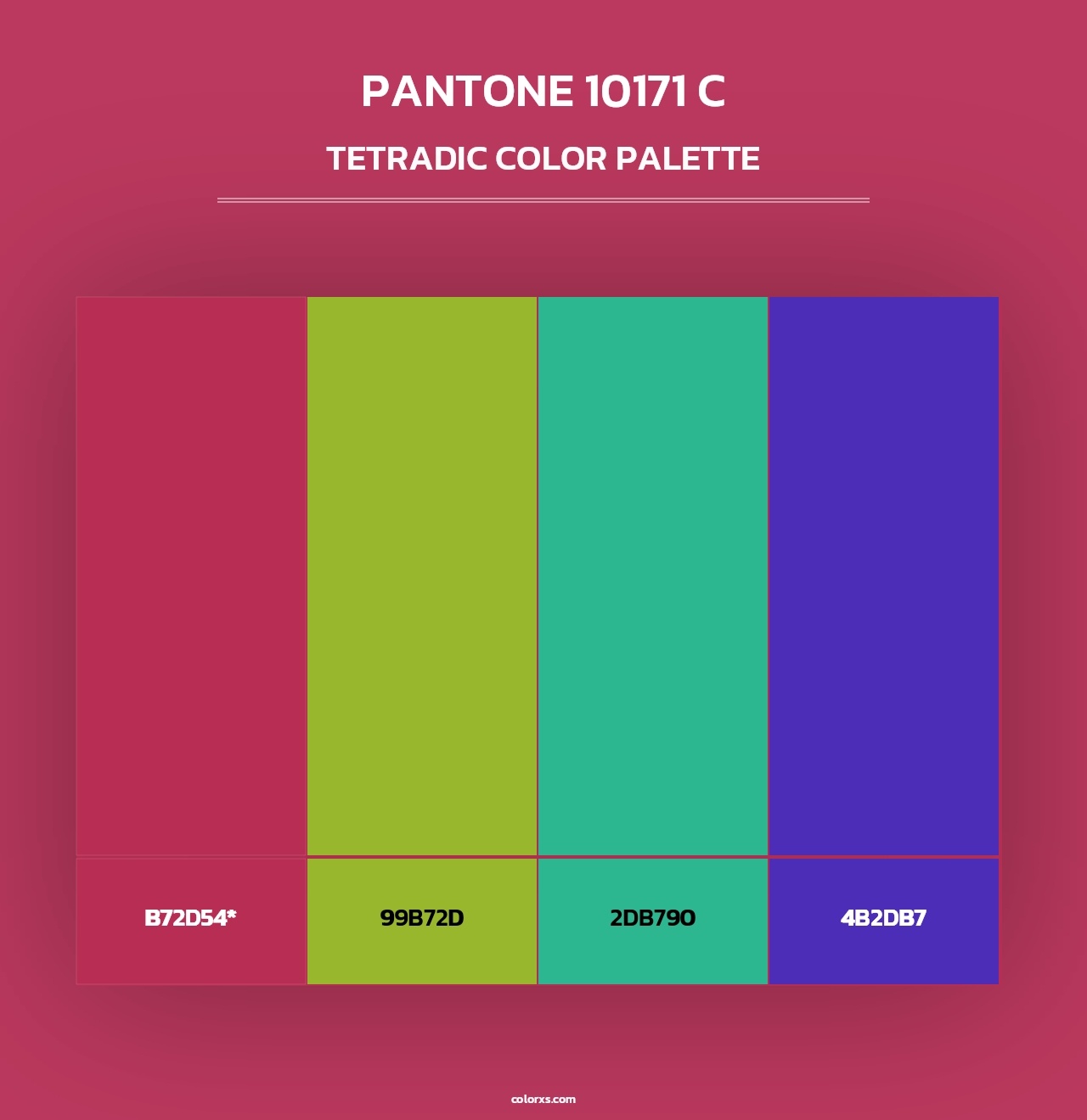 PANTONE 10171 C - Tetradic Color Palette