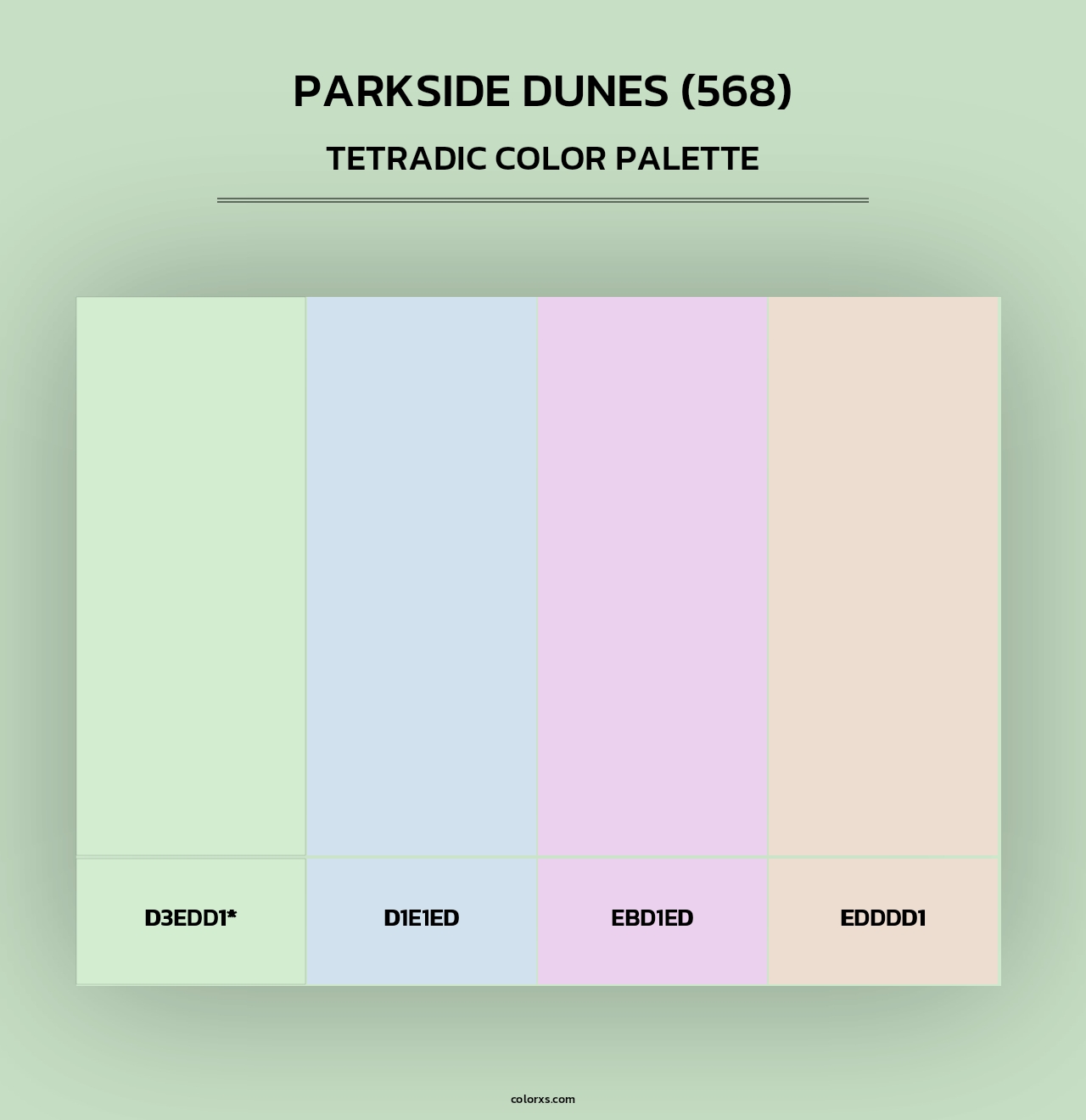 Parkside Dunes (568) - Tetradic Color Palette