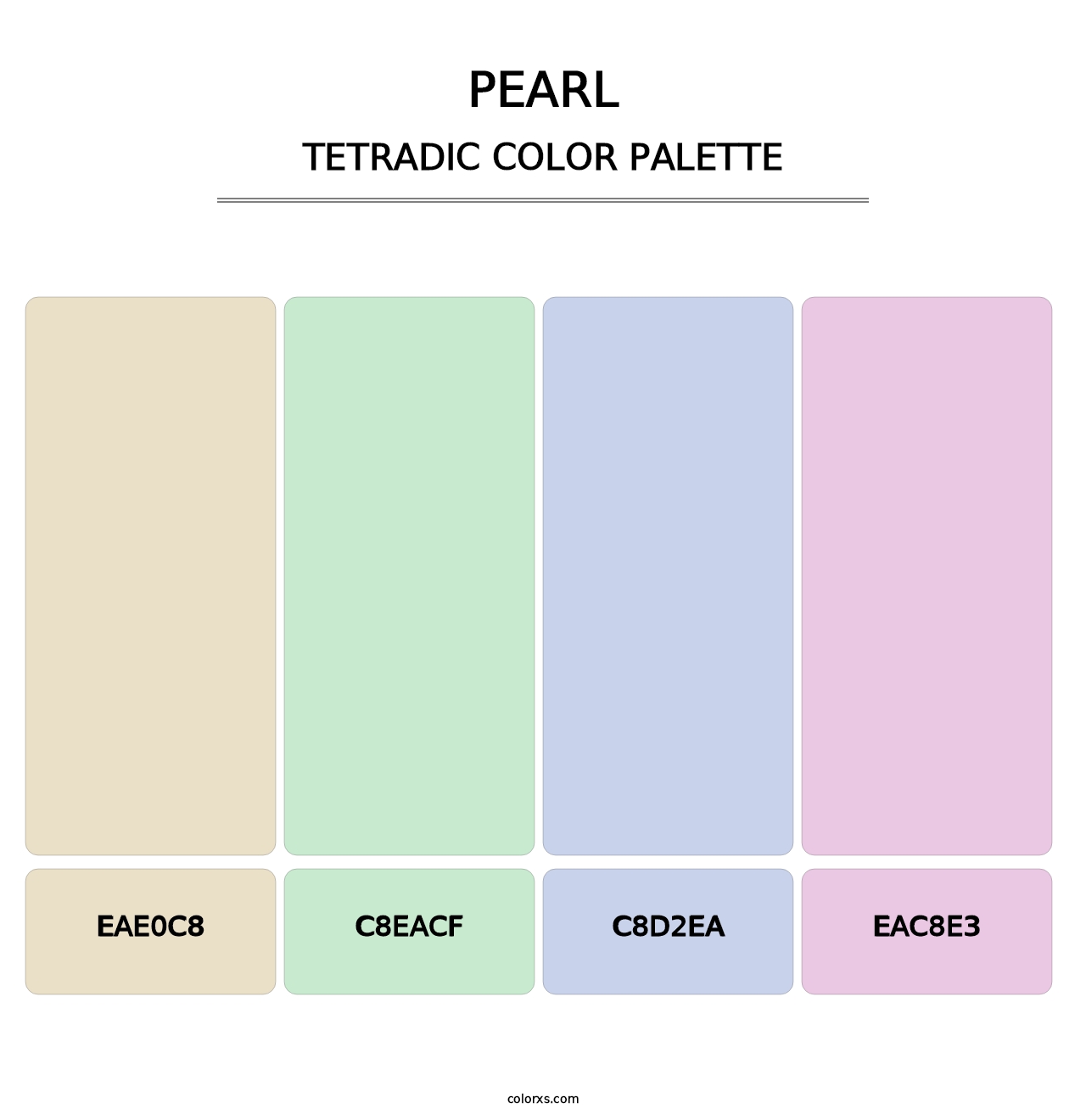 Pearl - Tetradic Color Palette