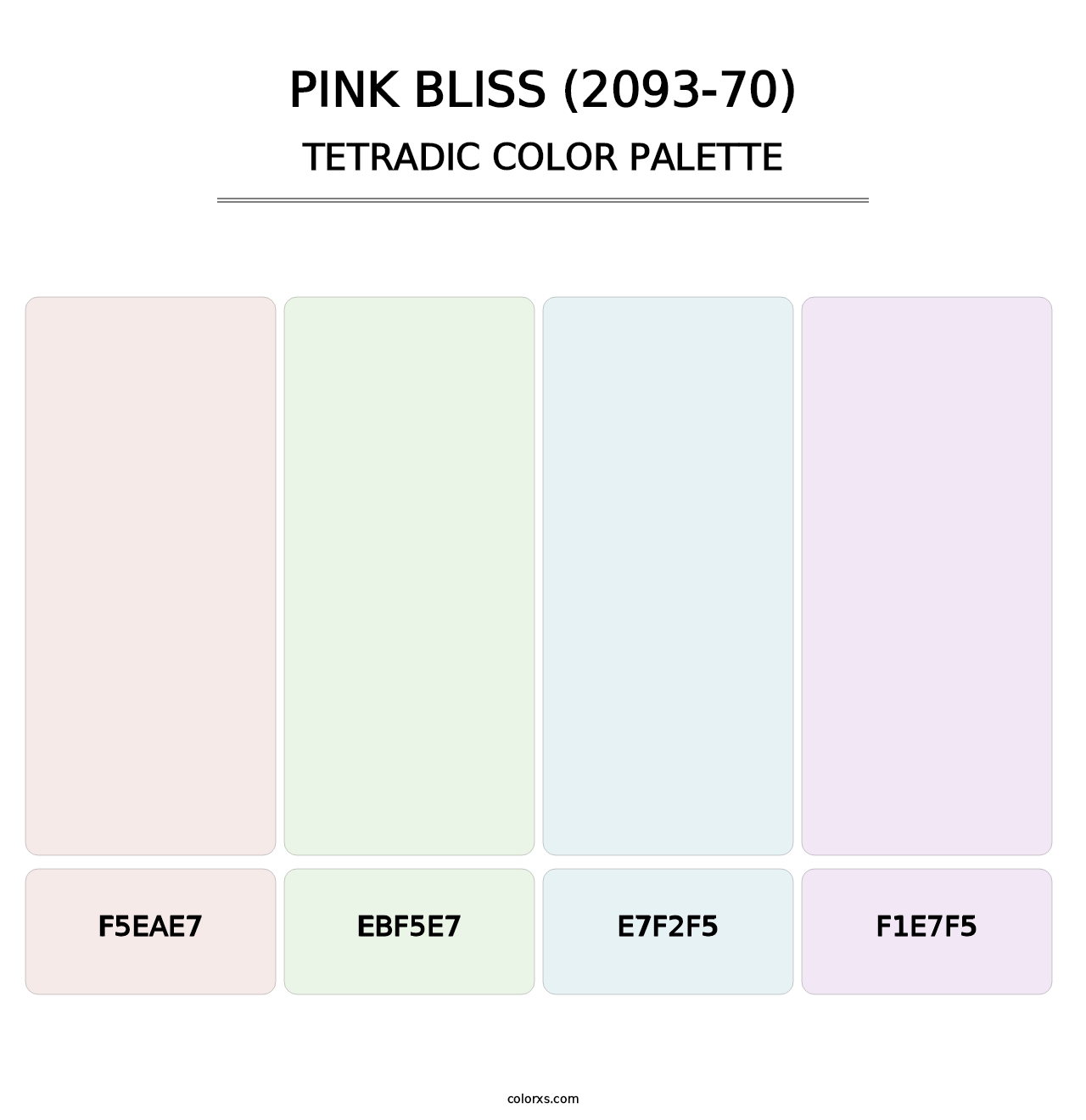 Pink Bliss (2093-70) - Tetradic Color Palette