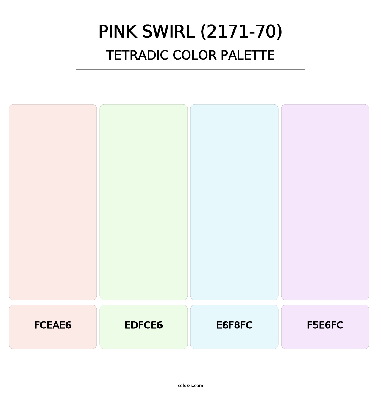 Pink Swirl (2171-70) - Tetradic Color Palette