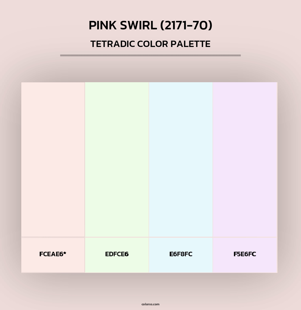 Pink Swirl (2171-70) - Tetradic Color Palette