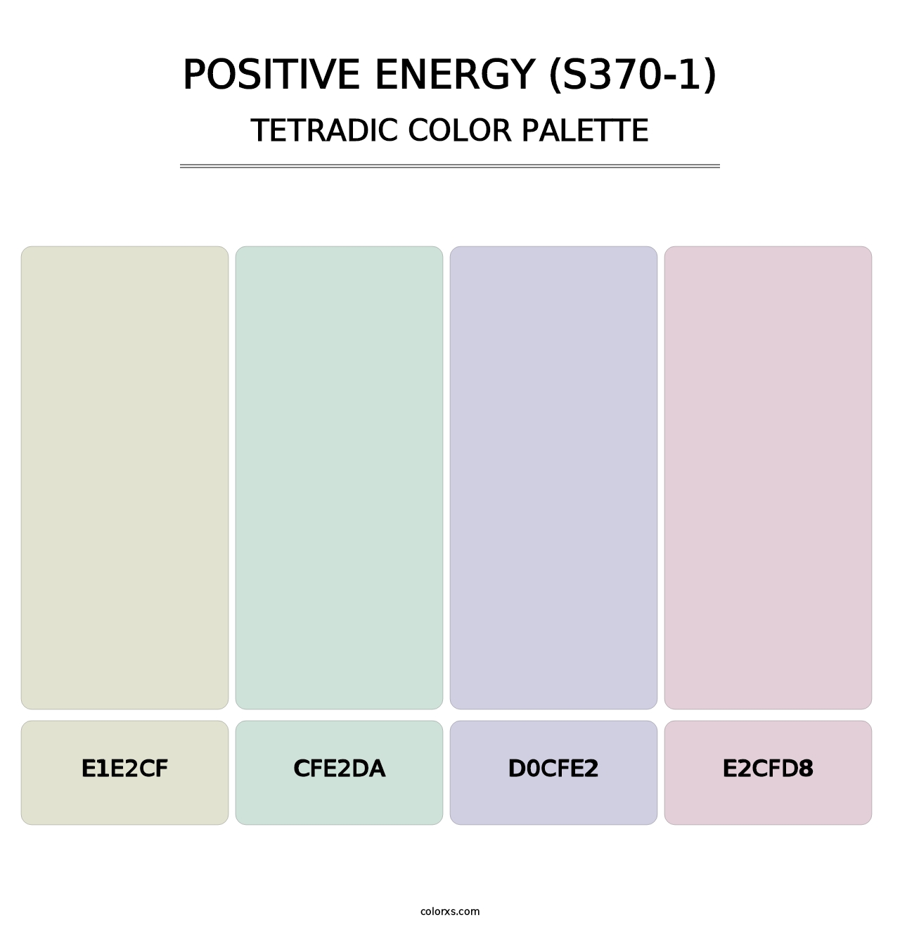 Positive Energy (S370-1) - Tetradic Color Palette