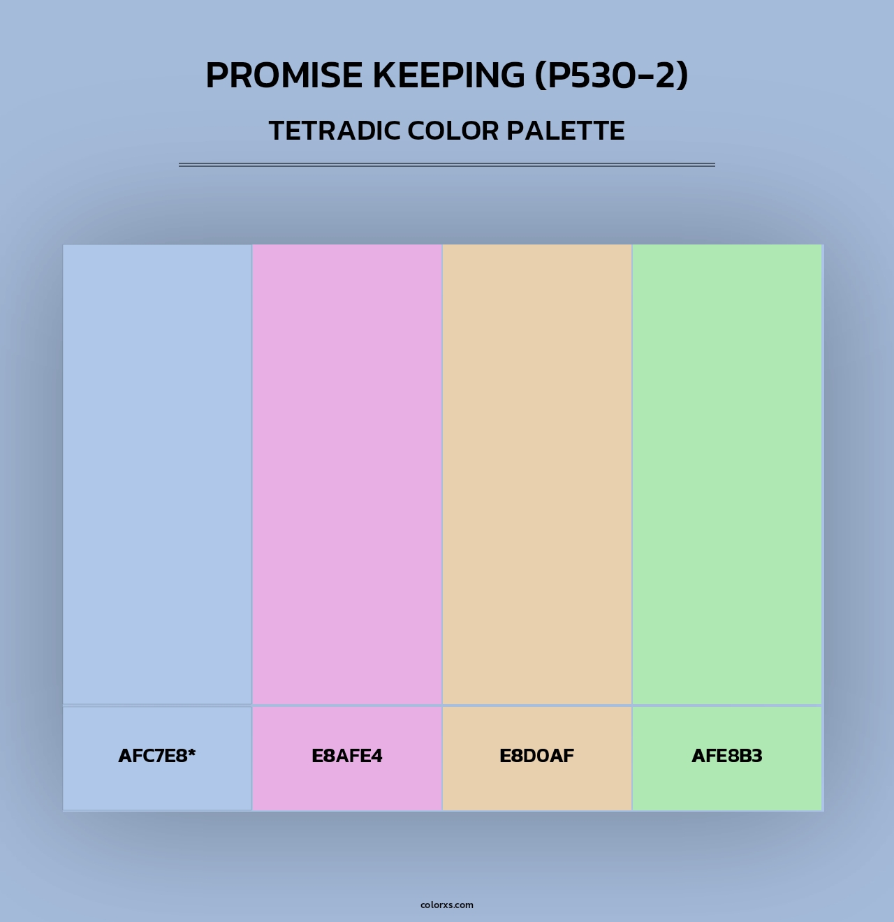 Promise Keeping (P530-2) - Tetradic Color Palette