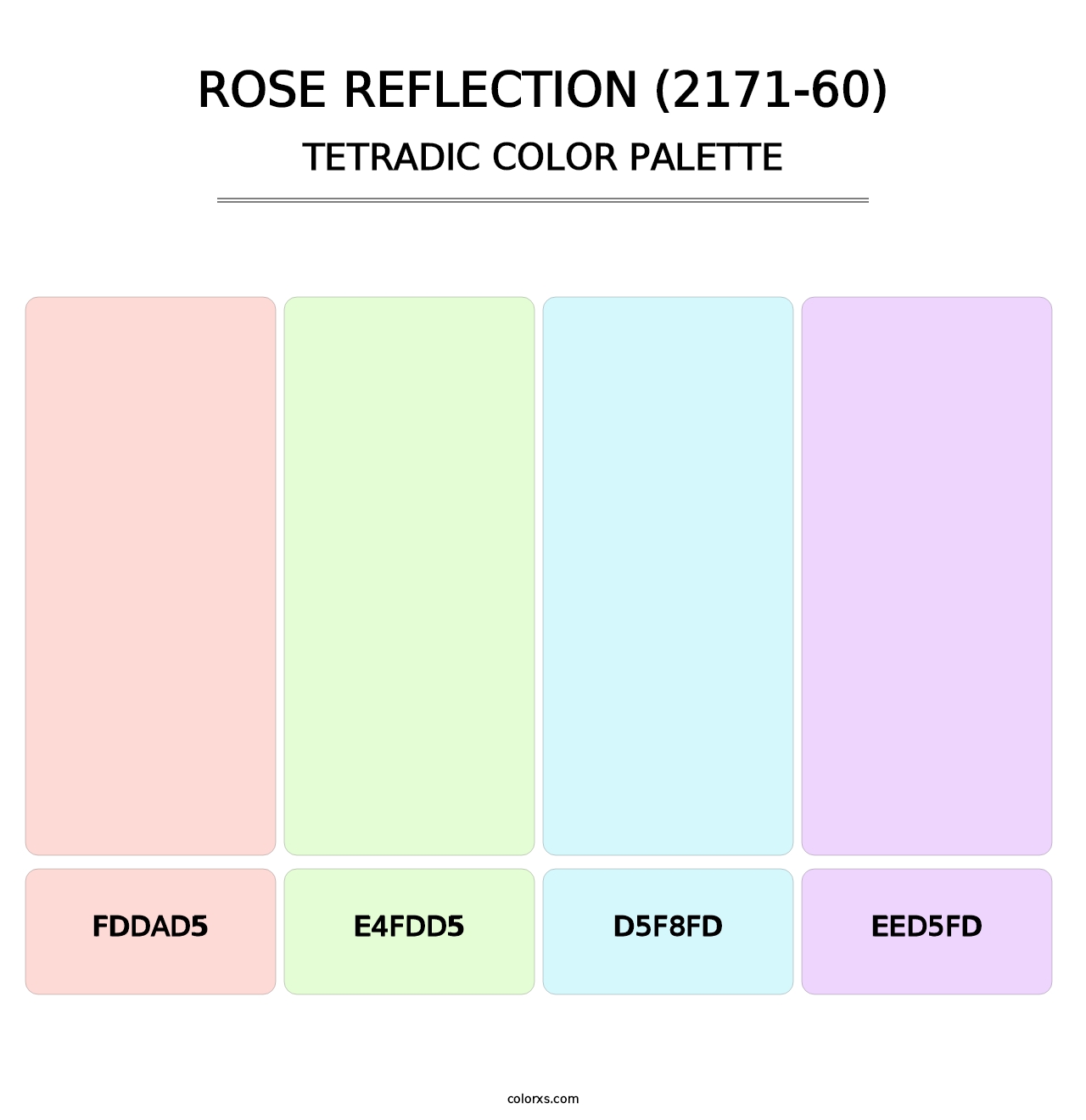 Rose Reflection (2171-60) - Tetradic Color Palette