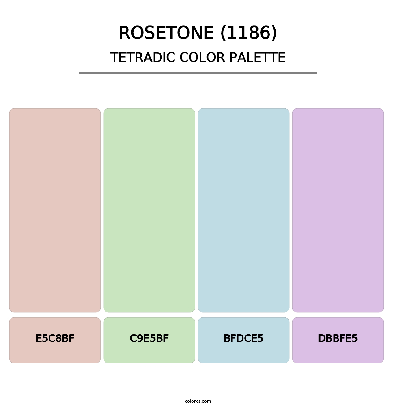 Rosetone (1186) - Tetradic Color Palette