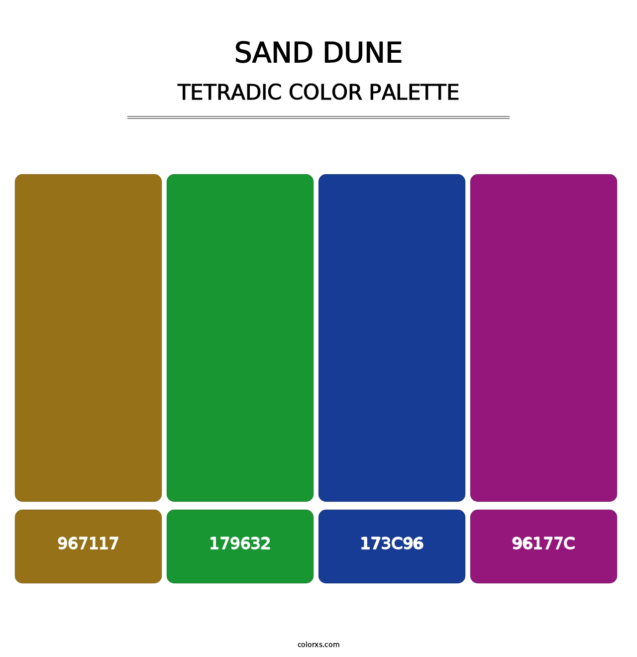 Sand Dune - Tetradic Color Palette