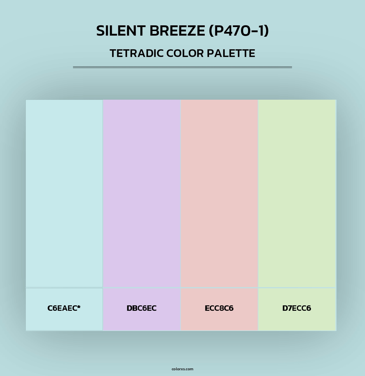 Silent Breeze (P470-1) - Tetradic Color Palette