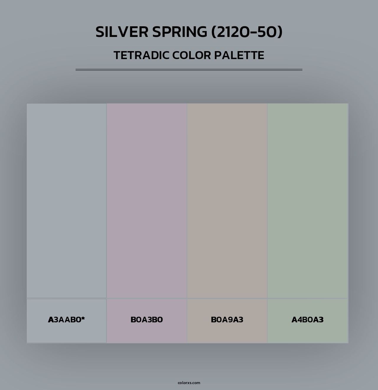 Silver Spring (2120-50) - Tetradic Color Palette