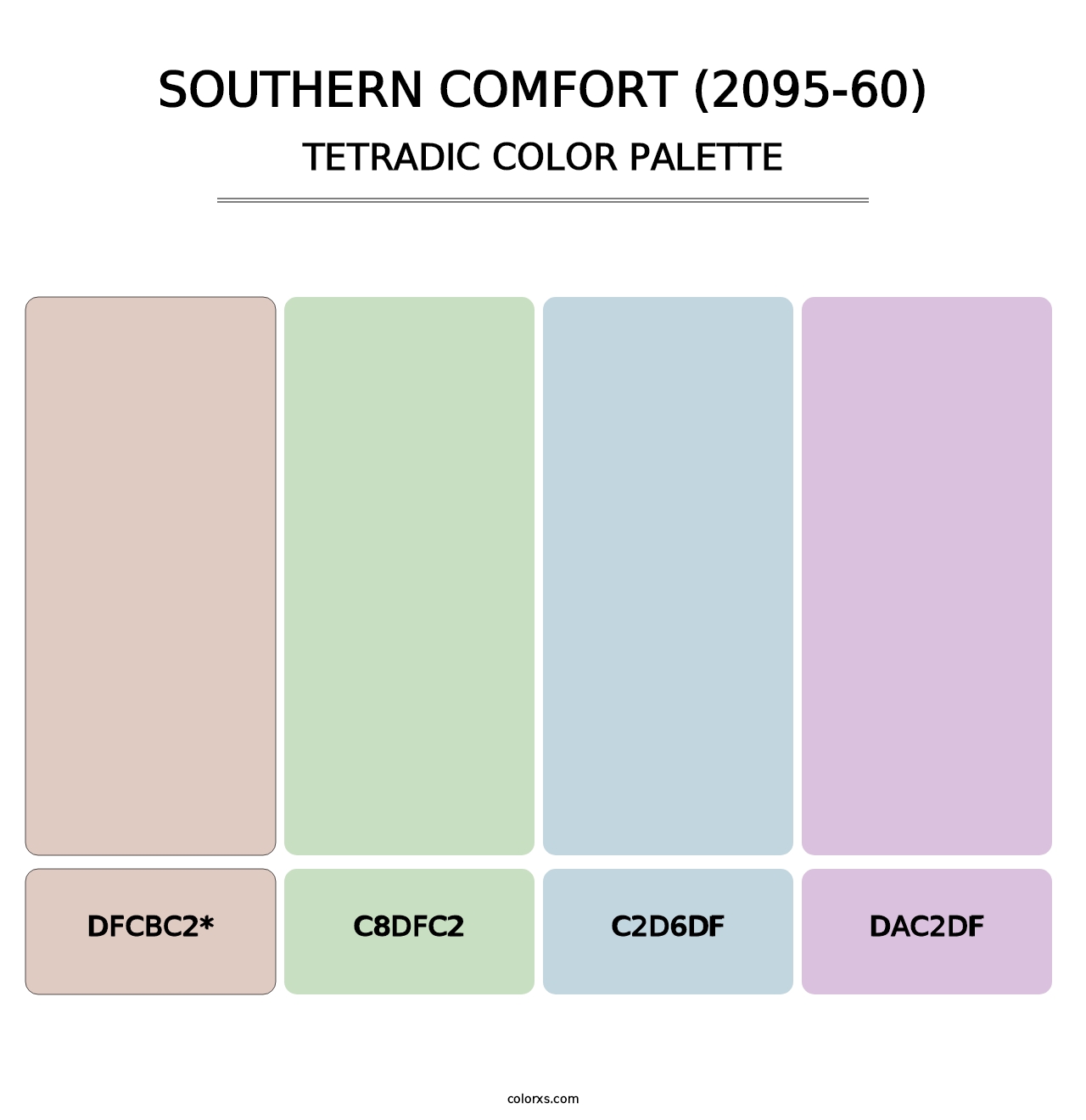 Southern Comfort (2095-60) - Tetradic Color Palette