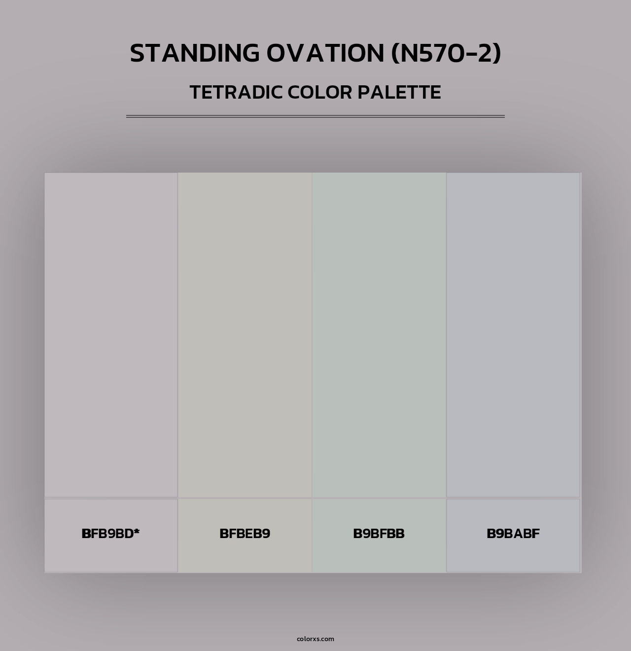 Standing Ovation (N570-2) - Tetradic Color Palette