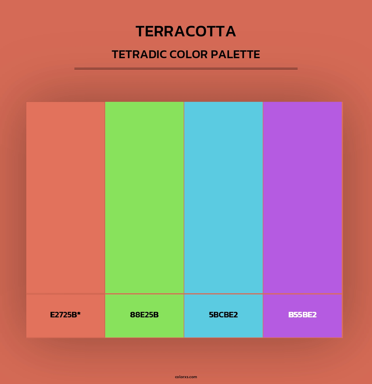 Terracotta - Tetradic Color Palette
