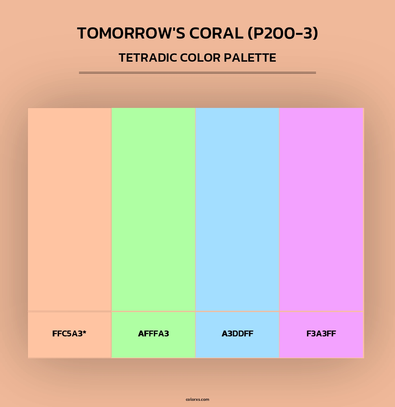 Tomorrow'S Coral (P200-3) - Tetradic Color Palette