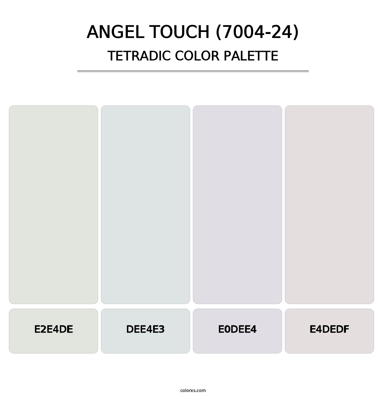 Angel Touch (7004-24) - Tetradic Color Palette