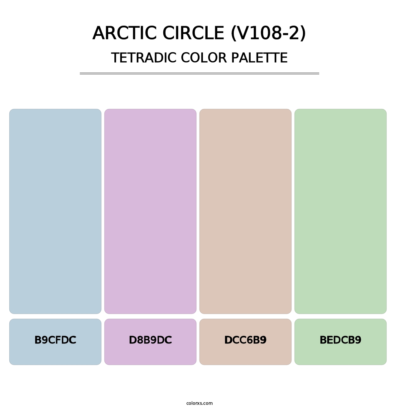 Arctic Circle (V108-2) - Tetradic Color Palette